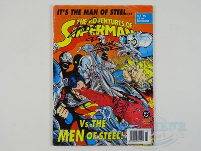 Lot 201 - SIGNED ADVENTURES OF SUPERMAN VS THE MEN OF...