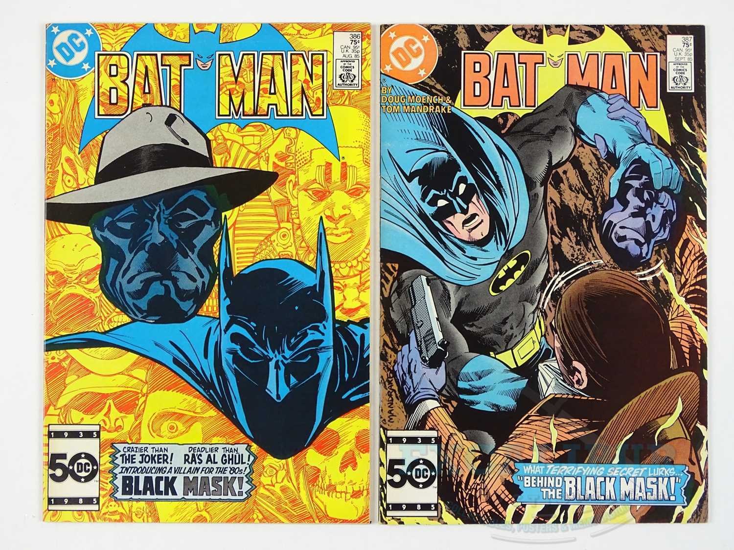 Lot 204 - BATMAN #386 & 387 (2 in Lot) - (1985 - DC)