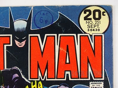 Lot 206 - BATMAN # 251 (1973 - DC) - Classic Joker cover...