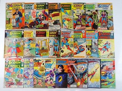 Lot 211 - ACTION COMICS & SUPERMAN LOT (25 in Lot)...