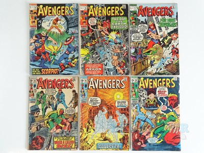 Lot 262 - AVENGERS #72, 76, 77, 81, 85, 86 (6 in Lot) -...