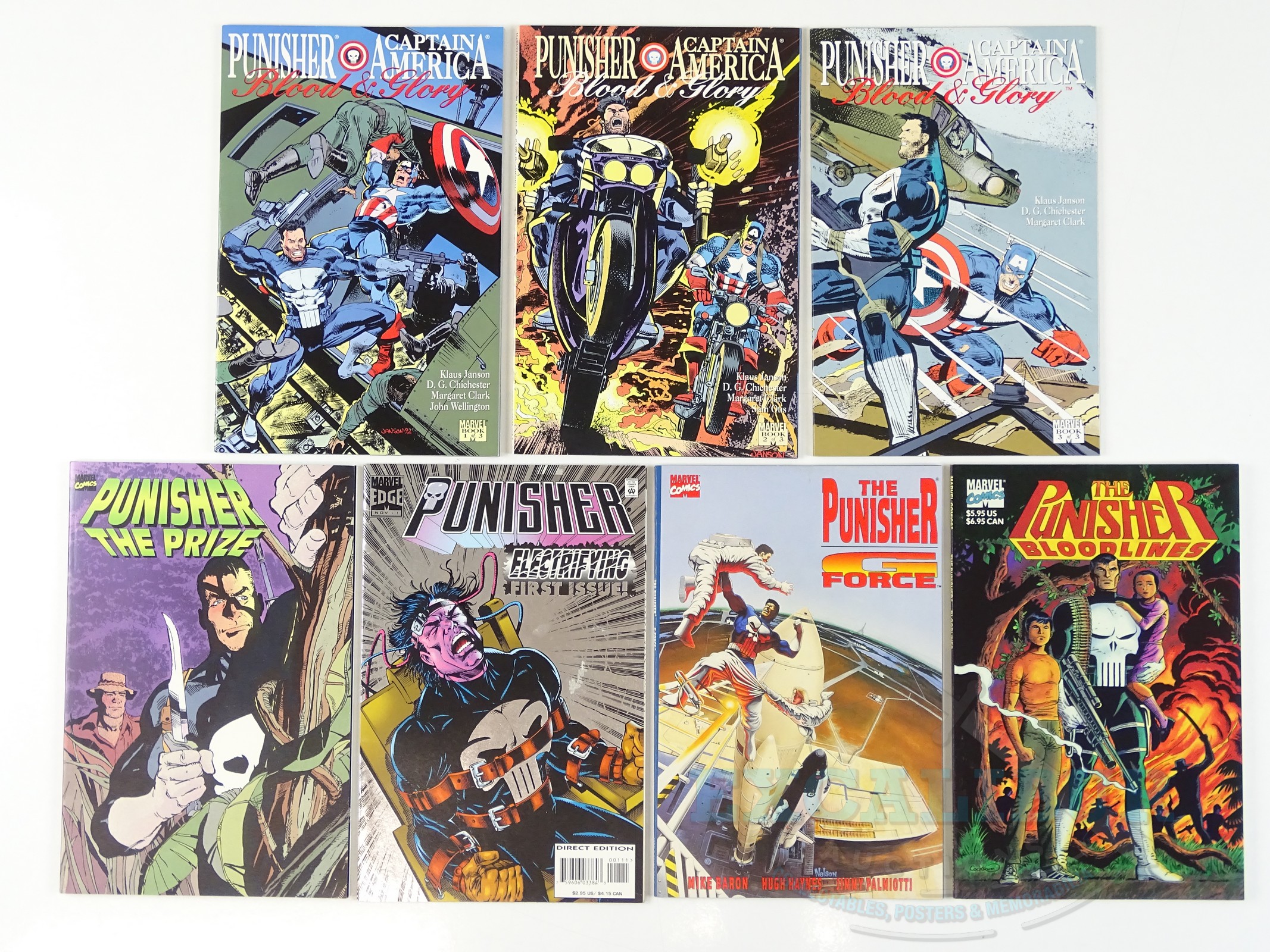 Lot 279 - PUNISHER LOT (7 in Lot) - (MARVEL) Includes
