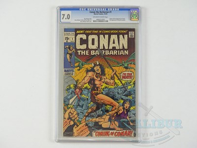 Lot 296 - CONAN #1 - (1970 - MARVEL) GRADED 7.0 by CGC -...