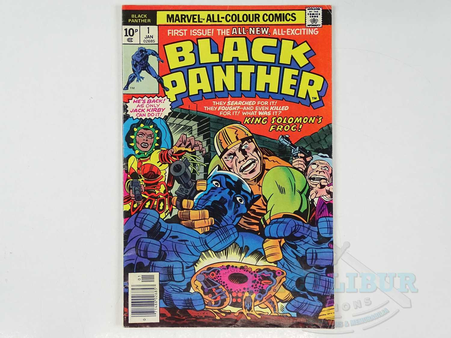 Lot 298 - BLACK PANTHER #1 - (1977 - MARVEL - UK Price...