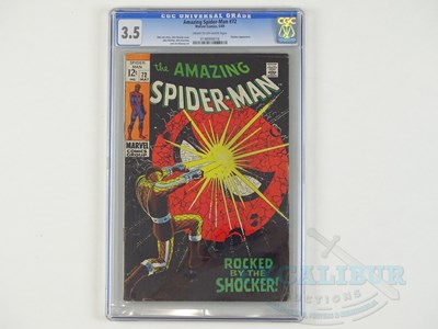 Lot 308 - AMAZING SPIDER-MAN #72 (1969 - MARVEL) GRADED...