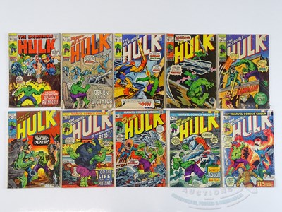 Lot 356 - INCREDIBLE HULK LOT (10 in Lot) - (1970/73 -...