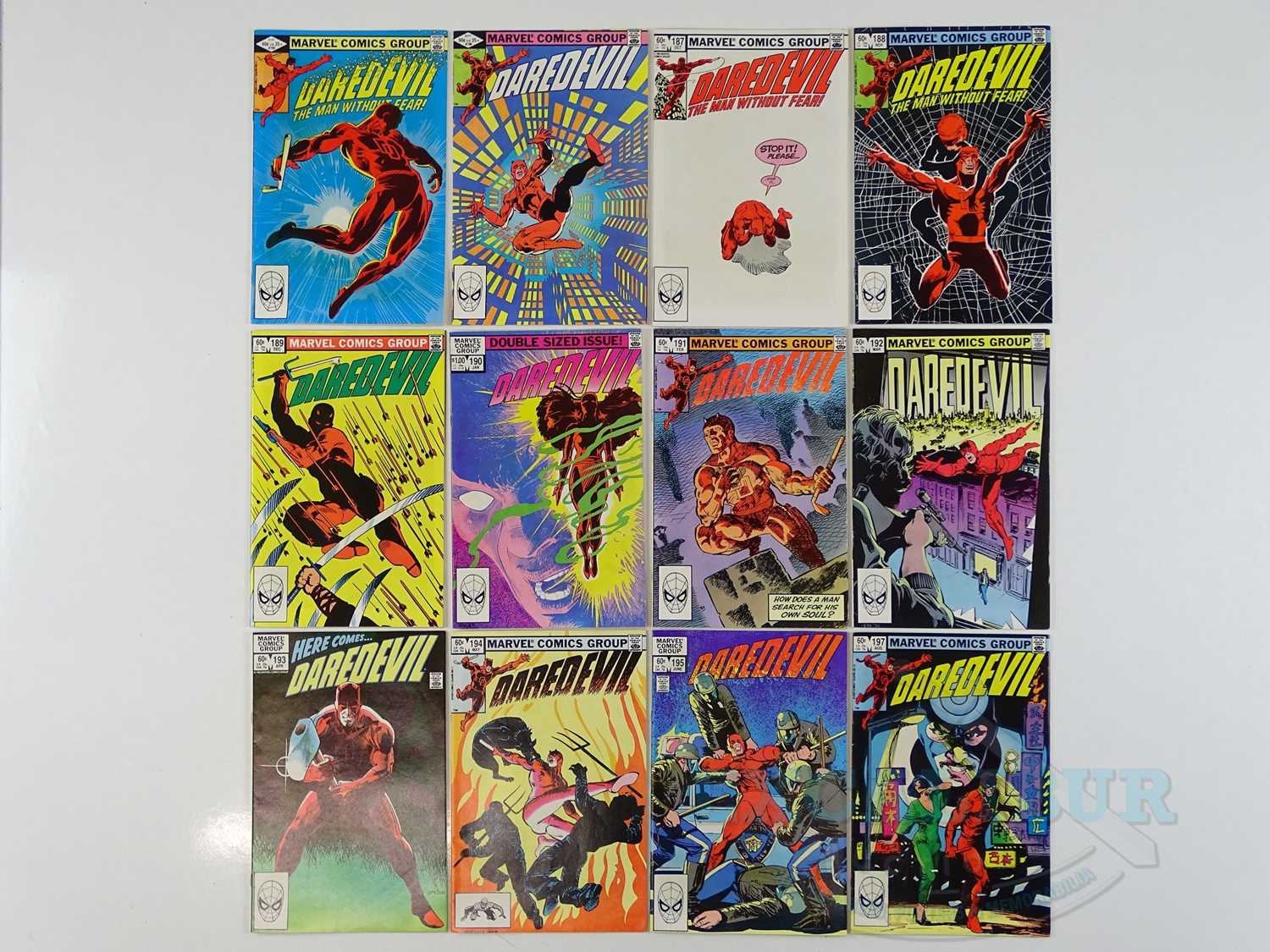 Lot 372 - DAREDEVIL #185, 186, 187, 188, 189, 190, 191,...