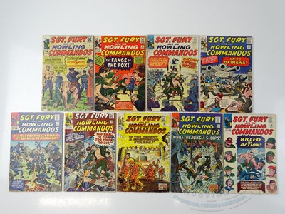 Lot 40 - SGT. FURY AND HIS HOWLING COMMANDOS LOT (9 in...