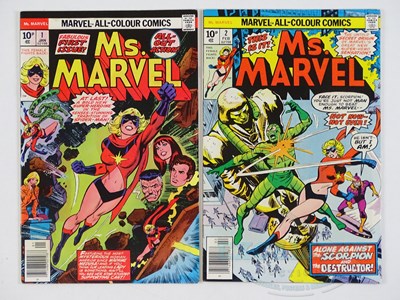 Lot 427 - MS. MARVEL # 1 & 2 (2 in Lot) - (1977 - MARVEL...