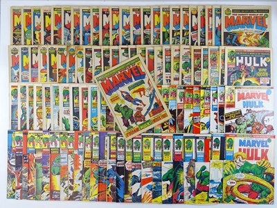 Lot 484 - MIGHTY WORLD OF MARVEL LOT (100 in Lot) -...