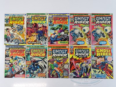 Lot 495 - GHOST RIDER (10 in Lot) - (1973/77- MARVEL -...