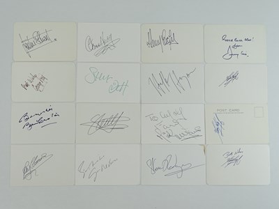 Lot 252 - SPORTS DAY: A mixed group of signed cards...