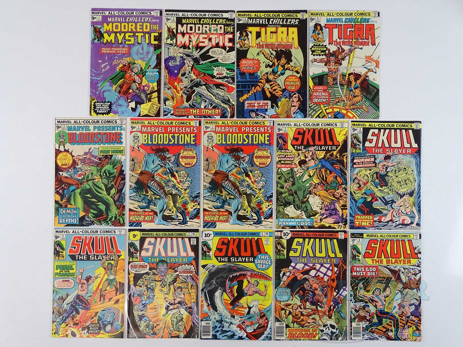 Lot 508 - MARVEL CHILLERS, MARVEL PRESENTS, SKULL THE...