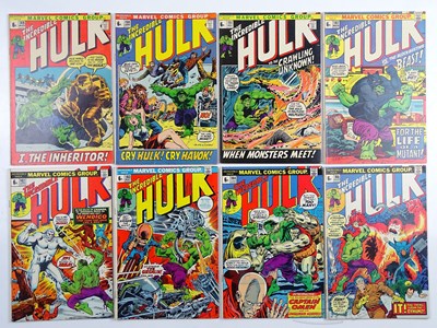 Lot 525 - INCREDIBLE HULK #149, 150, 151, 161, 162, 163,...