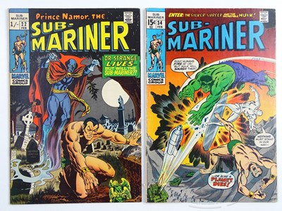 Lot 526 - SUB-MARINER #22 & 34 (2 in Lot) - (1970/71 -...