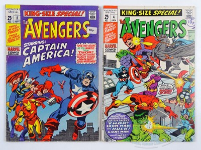 Lot 569 - AVENGERS KING-SIZE ANNUAL SPECIAL #3 & 4 - (2...