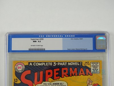 Lot 57 - SUPERMAN #200 (1967 - DC) - GRADED 9.2 (NM-)...