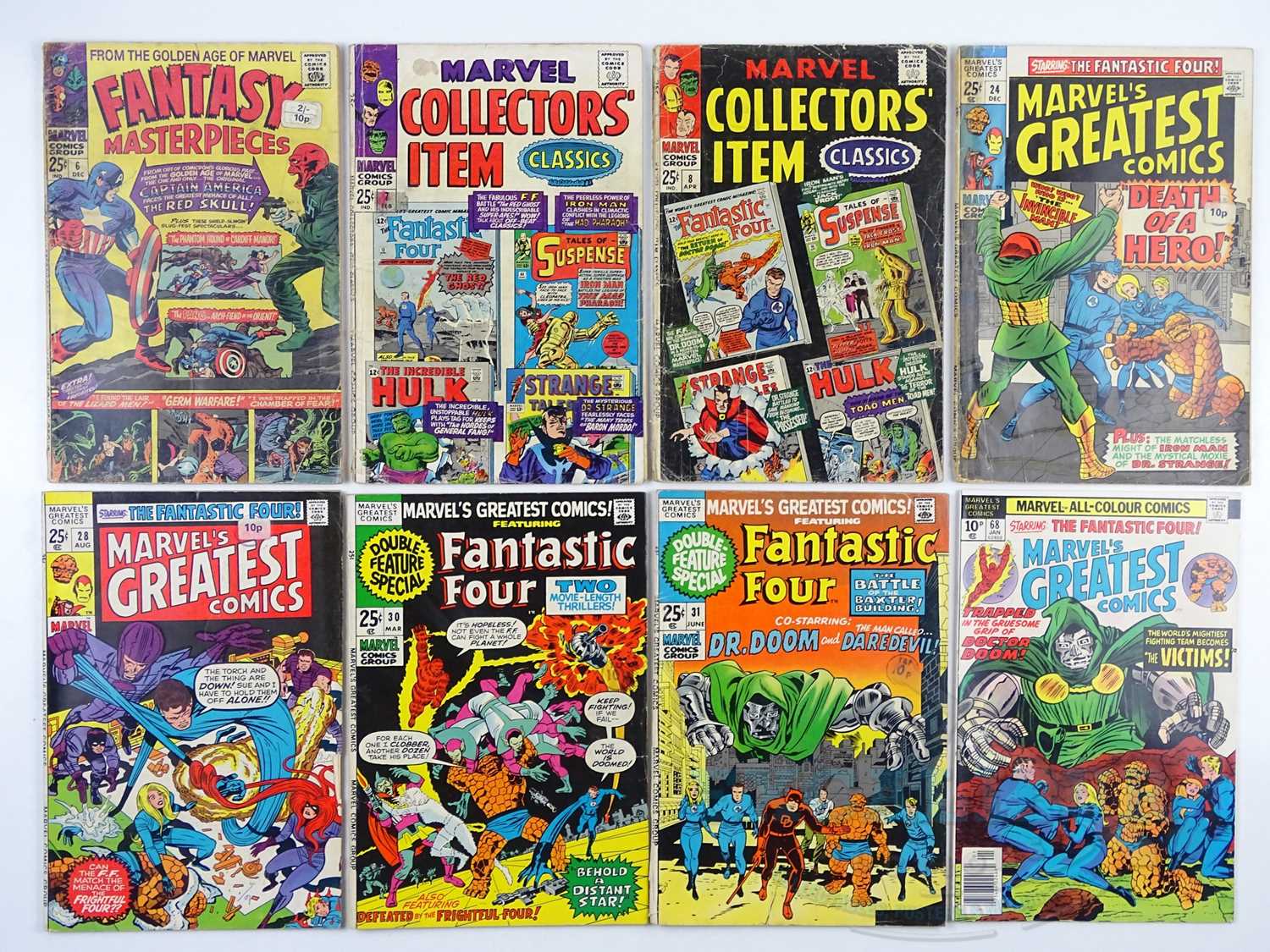 Lot 587 - MARVEL'S GREATEST COMICS, FANTASY MASTERPIECES,...