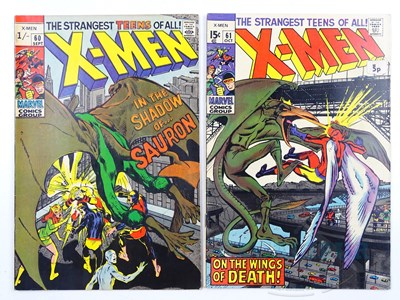 Lot 636 - X-MEN #60 & 61 (2 in Lot) - (1969 - MARVEL -...