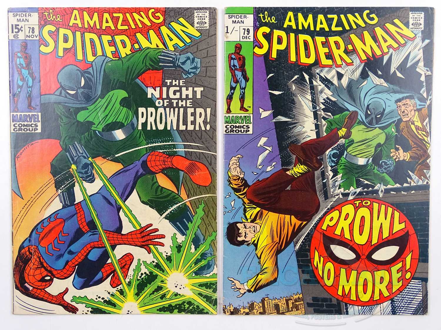 Lot 652 - AMAZING SPIDER-MAN #78 & 79 (2 in Lot) -