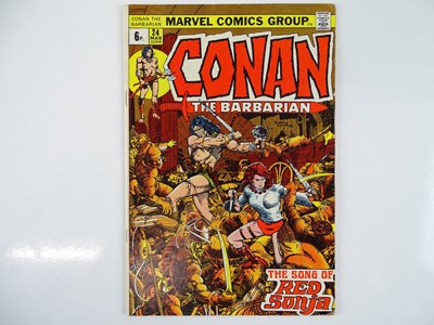 Lot 490 - CONAN #24 - (1973 - MARVEL - UK Price Variant)...
