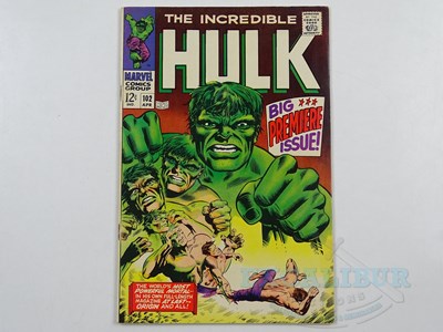 Lot 689 - INCREDIBLE HULK #102 (1968 - MARVEL) First...