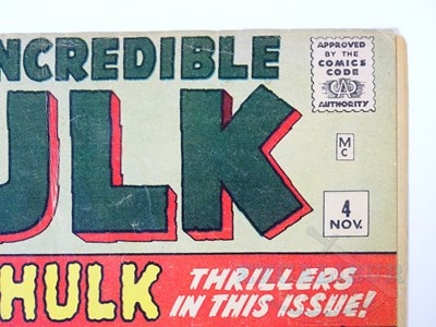 Lot 9 - INCREDIBLE HULK #4 (1962 - MARVEL) - Origin...