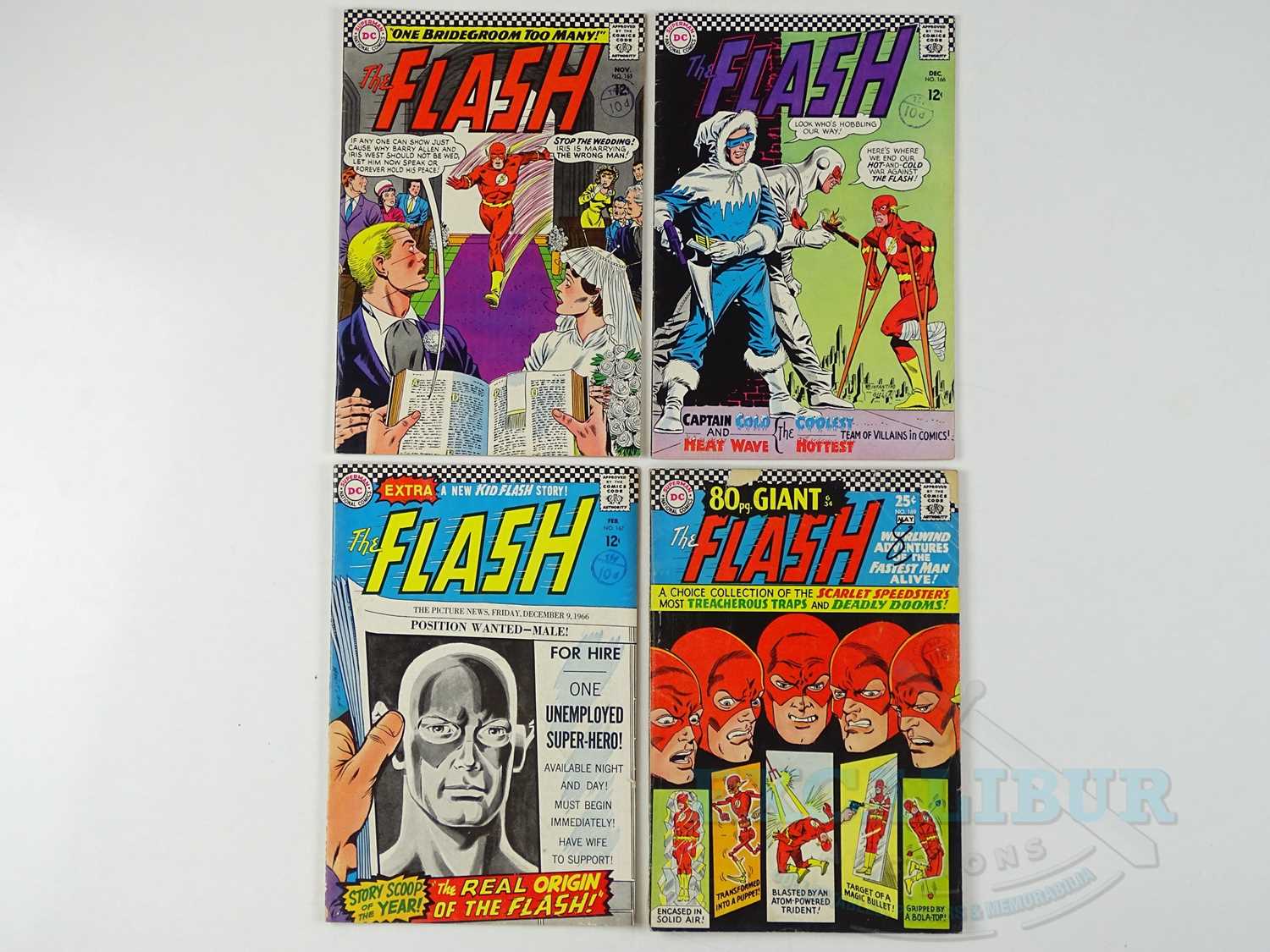 Lot 92 - FLASH #165, 166, 167, 169 (4 in Lot) -...