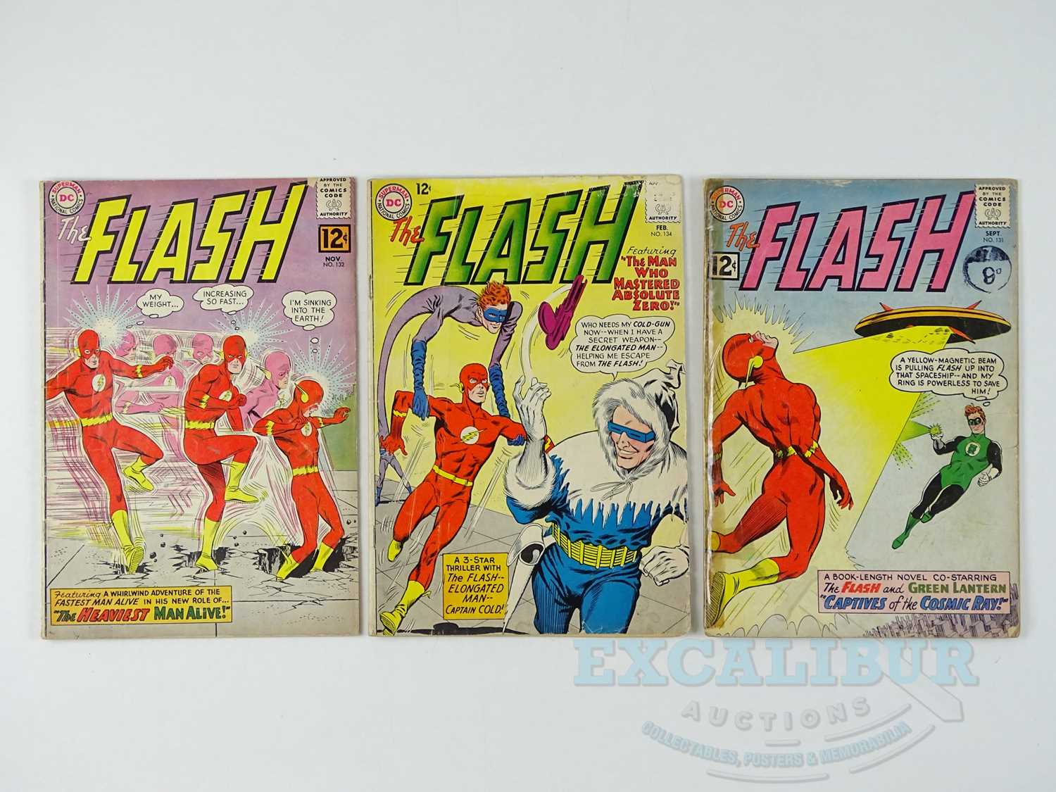 Lot 97 - FLASH #131, 132, 134 (3 in Lot) - (1962/63 -...