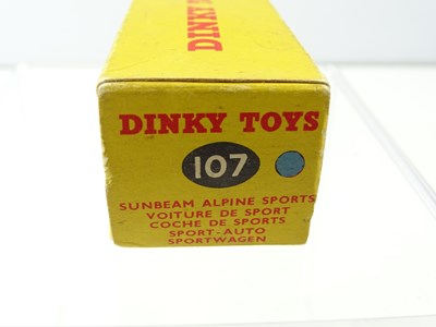 Lot 109 - A DINKY 107 Sunbeam Alpine Sport blue -...