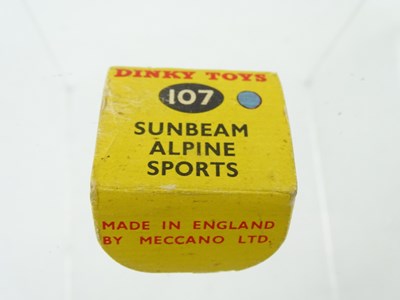 Lot 109 - A DINKY 107 Sunbeam Alpine Sport blue -...