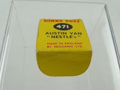 Lot 128 - A DINKY 471 Austin Van 'Nestles' rare cream...
