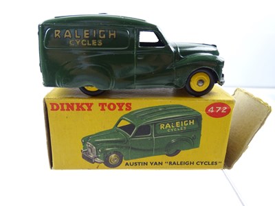 Lot 130 - A DINKY 472 Austin Van 'Raleigh Cycles' - G/VG...