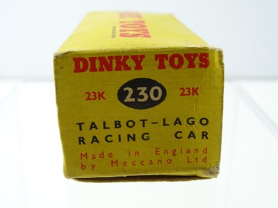 Lot 136 - A Pair DINKY 230 (23k) Talbot-Lago Racing Cars,...