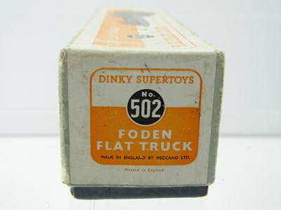 Lot 141 - A DINKY Supertoys 502 Foden Flat Truck 1st...