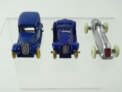 Lot 149 - A Pre-War DINKY Toys No 35 Small Motor Cars...