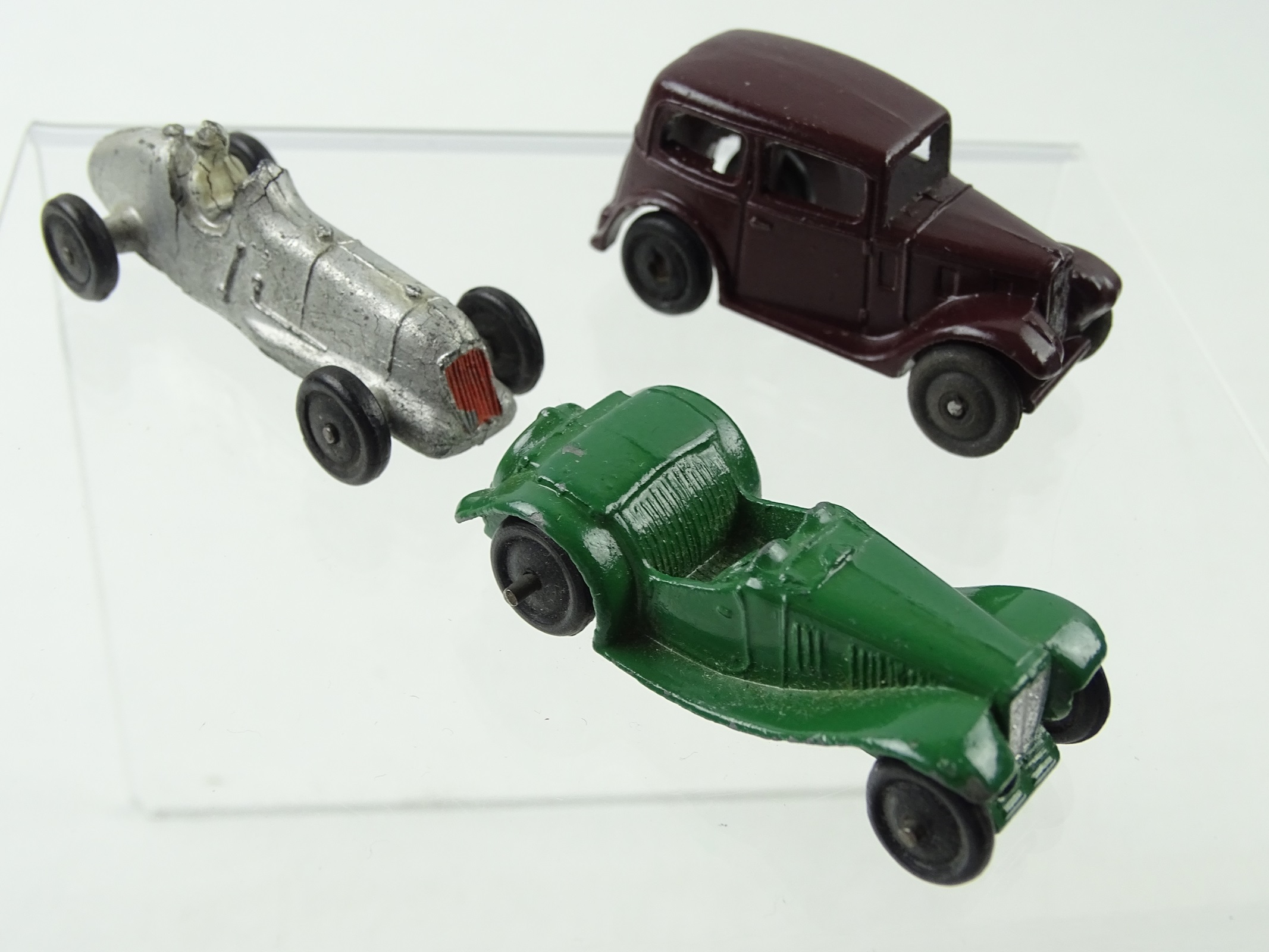 Lot 150 - A Pre-War DINKY Toys No 35 Small Motor Cars