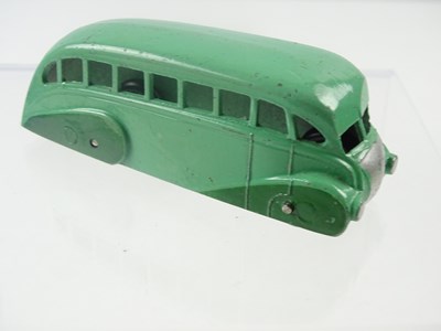 Lot 153 - A Pre War 30g DINKY Caravan, mid blue and...