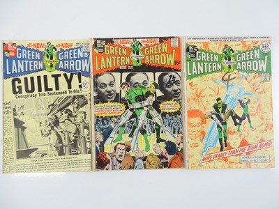 Lot 500 - GREEN LANTERN GREEN ARROW #80, 84, 86 - (3 in...