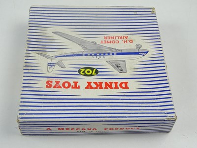 Lot 160 - A DINKY Toys 702 DH Comet 'BOAC G-ALYV' & 706...