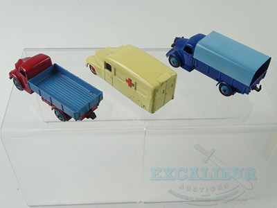 Lot 164 - A group of unboxed + 1 part boxed DINKY Toys,...