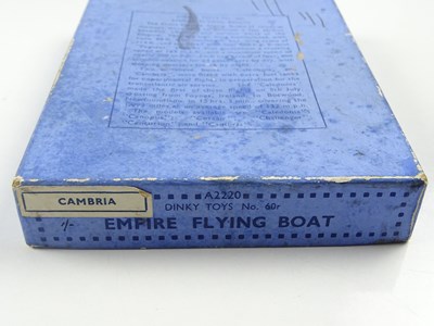 Lot 171 - A DINKY Toys Pre-War 60r Empire Flying Boat...