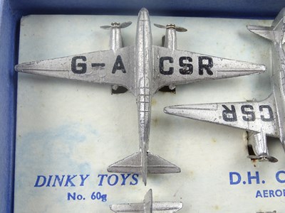 Lot 180 - A Wartime era 'Pre War' Trade Box of 6 Dinky...