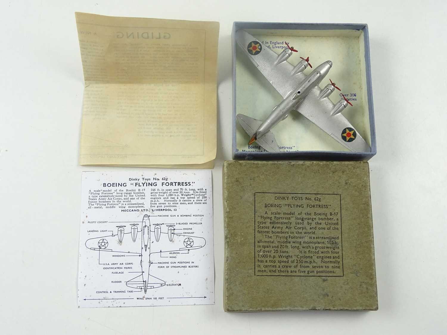 Lot 181 - A Pre-War DINKY Toys 62G Boeing 'Flying...