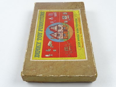 Lot 197 - A boxed Pre-War DINKY Toys No 101 Dining Room...