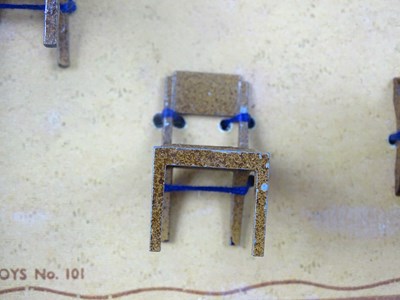 Lot 197 - A boxed Pre-War DINKY Toys No 101 Dining Room...