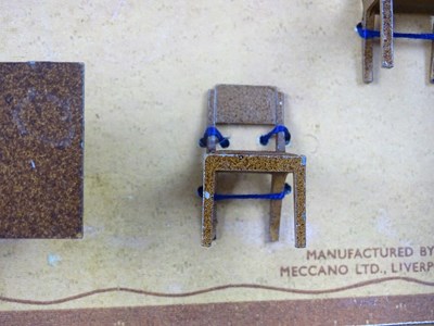 Lot 197 - A boxed Pre-War DINKY Toys No 101 Dining Room...
