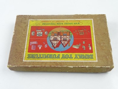 Lot 197 - A boxed Pre-War DINKY Toys No 101 Dining Room...