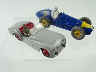 Lot 200 - A pair of unboxed DINKY cars, lot consists of...