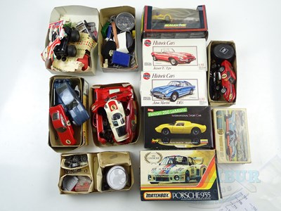 Lot 201 - A quantity of slot car bodies and accessories...